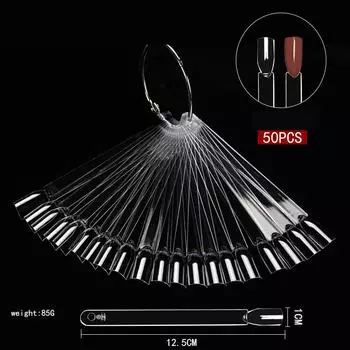 Фигурная цветовая карта для нейл-арта, многостилевая палитра для демонстрации лака для ногтей, образец, карточка для практики нейл-арта as the picture