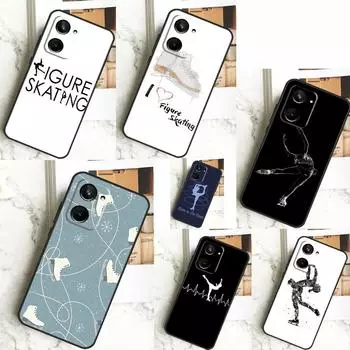 Фигурное катание на коньках для Realme C31 C33 C35 C51 C53 C55 C67 GT5 GT Neo 6 9 10 11 12 Pro Plus C21Y C25s C30 чехол Realme 9 Pro