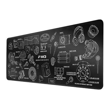 FiiO F2051H Коврик для мыши Большой игровой коврик для клавиатуры Нескользящий FiiO