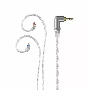 FiiO Высокочистый монокристаллический серебряный литцендрат MMCX сменный кабель для Shure SE215 SE315 SE535 FH5 FA7 FH7 LC-2.5D 2.5 мм JVC/FiiO