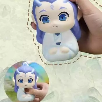 Фильм Аниме Nezha 2 Сжимаемая Игрушка Мягкая Мультяшная Медленно Отскакивающая Игрушка Для Снятия Стресса Аниме Фигурка Милые Детские Подарки Для Коллекции