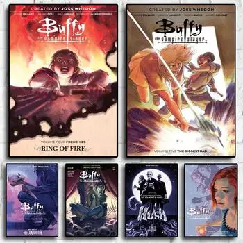 Фильм «Баффи истребительница вампиров», классический персонаж фильма, холст, картина, принт, постеры для гостиной, настенное искусство, домашний декор, подарок 21x30cm No Frame