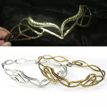 Фильм Хоббит Элронд Диадемы Эльф Лорд Корона Косплей Головной убор Регулируемый Унисекс Ювелирные Изделия Сплав Головная Повязка Аксессуары Для Волос Подарки Опора