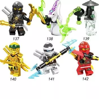 Фильм Экшн Мини-фигурки Фигурки Строительные блоки Кирпичи Модель День рождения Детский день Подарки для детей Мальчиков No Box