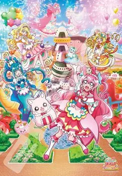 Фильм-пазл Вкусная вечеринка PreCure Dreaming Children 500 больших деталей Обед!