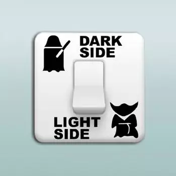 Фильм Переключатель Наклейка Мультфильм Винил Съемный Настенная Роспись Спальня Домашнее Украшение