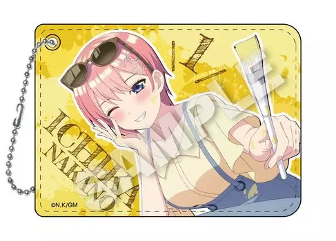 Фильм The Quintessential Quintuplets Ичика Накано GRAFFITI GIRL чехол для пропуска из искусственной кожи вер.