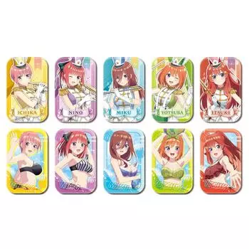Фильм The Quintessential Quintuplets Marukaku Can Badge Box из 10 штук