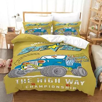 Фильм Японская анимация Трехкомпонентный американский 3D цифровой набор для печати GB-Single135cm200cm