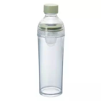 Фильтр-бутылка HARIO портативная дымчато-зеленая смола длина и ширина 400 мл поставляется с ситечком для чая подарочный подарок FIBP-40-SG