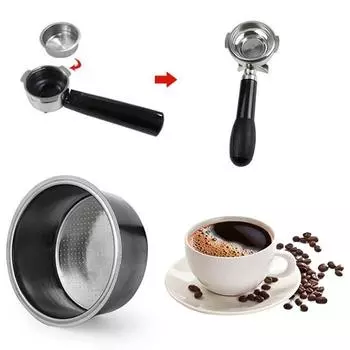 Фильтр-чашка для кофе 51 мм, негерметичный фильтр, корзина, фильтр, кухонные принадлежности