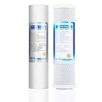 Фильтр для аквариума Quriest Fish Tank, тропическая рыба, золотая рыбка, 10-дюймовый картридж, 1 шт. CTO, 1 шт. Вода (ПП-фильтр: Фильтр: Очиститель)