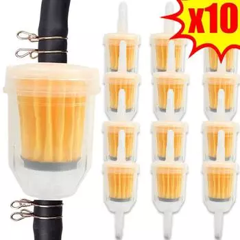 Фильтр для бензинового масла автомобиля, универсальный, большого размера, встроенный фильтр для бензинового топлива, для небольшого двигателя, газонокосилки, мотоцикла, аксессуары