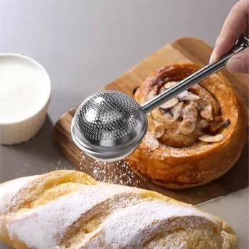 Фильтр для чая из нержавеющей стали, порошок матча, сито для специй, глазурь, сахарный фильтр, ситечко для чая, инструменты для выпечки, кухонные инструменты 1pc