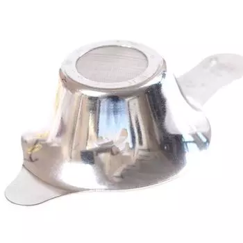 Фильтр для чая из нержавеющей стали, мелкая сетка, воронка для чайных листьев, ситечко для чая, аксессуары