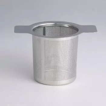 Фильтр для чая из нержавеющей стали, многоразовый, сетчатый, листовой, сито, детали для чашки