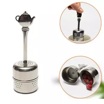 Фильтр для чая из нержавеющей стали 304, аксессуары для кухни, ситечко для чая, фильтр для заваривания чая, шарик для приправы, листовой чай, специи серебряный