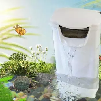Фильтр для черепах с низким содержанием воды 3 Вт, бесшумный фильтр для черепах с водопадом, подвесной фильтр для аквариума с водопадом 3W