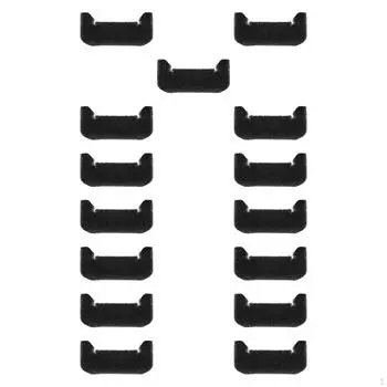 Фильтр для фонтана для кошек из 15 штук, съемный, портативный, практичный, для питья домашних животных чёрный