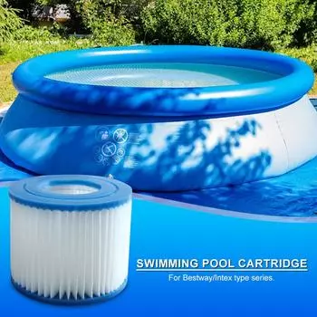 Фильтр для гидромассажной ванны типа VI, сменный фильтр для бассейна, фильтр-картридж Bestway Flowclear, мягкий резиновый фильтр для СПА Intex