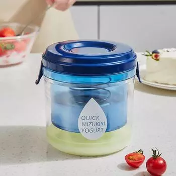 Фильтр для йогурта 1300 мл, сепаратор сыворотки для йогурта, многоразовый домашний фильтр для йогурта, фильтр для йогуртницы, соевого молока, сока, чая прозрачный