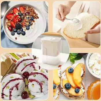 Фильтр для йогурта, домашняя греческая йогуртница с крышкой, инструмент для отделения сыворотки, сито из нержавеющей стали, мелкоячеистый инструмент для отделения сыворотки