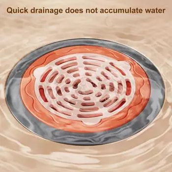 Фильтр для канализации, универсальный размер, антизасоряющий, легкий, отличный, простой в установке, пробка для душа, сливной чехол для дома синий