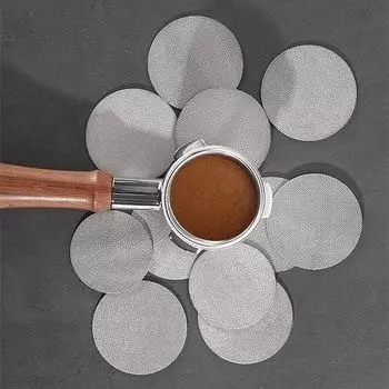 Фильтр для кофе 51/53/58 мм термостойкая сетка портафильтр бариста кофемашина шайба сито L(1.0mm 150 micron)
