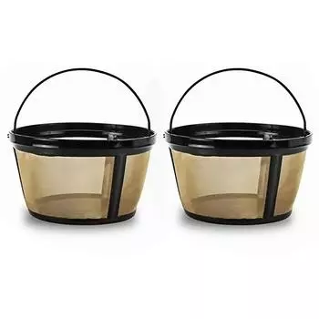 Фильтр для кофе из нержавеющей стали для кофемашины, многоразовый конусный фильтр для кофе, золото для дома