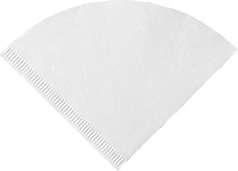 Фильтр для кофе Marna Coffee Paper Filter 100 шт., конический фильтр для кофе большой емкости, готовый к использованию в K779W (Для 1-2 / Белый) (Сделано в Японии)