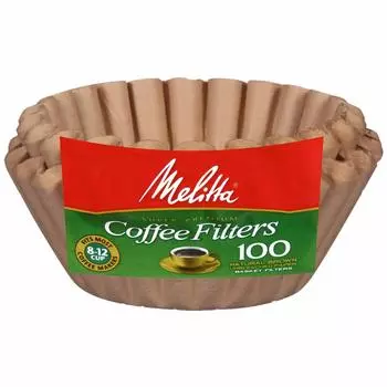 Фильтр для кофе Melitta Natural Brown 100 шт. Тип корзины 629092 [Товар]