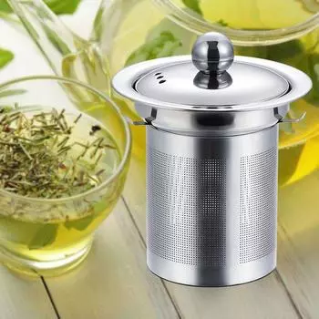 Фильтр для кофе с мелкой сеткой из нержавеющей стали, фильтр для чая S