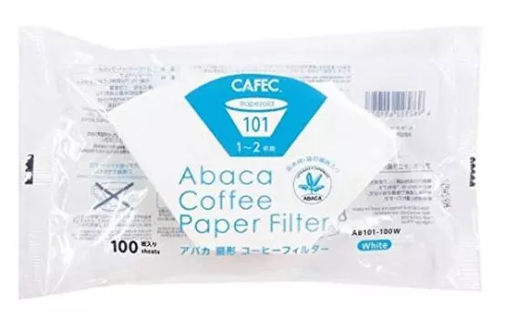 Фильтр для кофе Sanyo Sangyo Abaka 101 на 1-2 чашки 100 шт AB101-100W 4 шт