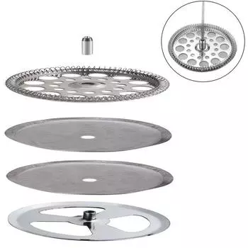 Фильтр для кофе, сетчатый фильтр для френч-пресса, сменный комплект, крестообразная пластина 350ML