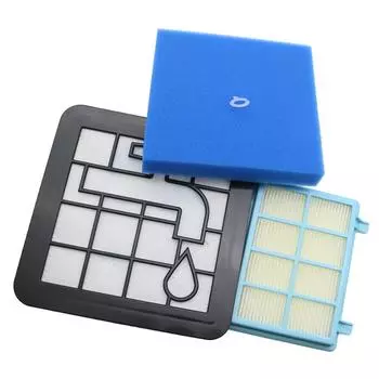 Фильтр для компактного пылесоса Philips FC8010/01 FC9331/09 FC9332/09 Power Pro, детали для компактного пылесоса FC8010, поролоновый фильтр для двигателя