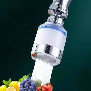 Фильтр для крана Фильтрующий элемент Очиститель воды для крана Фильтр для душа Удаляет хлор Тяжелые металлы Фильтр