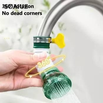 Фильтр для крана Выдвижная насадка для разбрызгивания Очистка воды Равномерное распределение воды Минеральная фильтрация Простая установка Душ для кухни зелёный