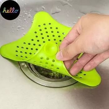 Фильтр для кухни и ванной комнаты, силиконовая сливная пробка для раковины, ловушка для волос, колпачок для слива, ловушка для волос, сливная пробка для раковины, фильтр для волос, инструмент для ванной