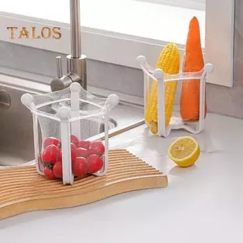 Фильтр для кухонной мойки с держателем для корзины для раковины Фильтр для слива раковины Фильтрующие сетчатые мешки для остатков пищи на кухне A