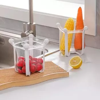 Фильтр для кухонной мойки с держателем для корзины для мойки Фильтр для слива мойки Фильтрующая сетка A