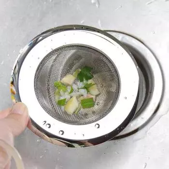 Фильтр для кухонной раковины из нержавеющей стали, антиблокировочная воронка для посудомоечной машины, слив для пола, канализация, волосы
