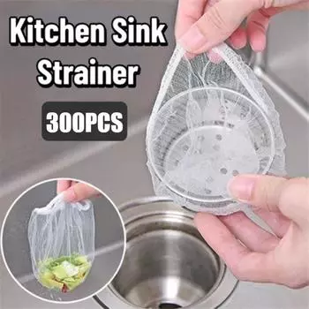 Фильтр для кухонной раковины, сетчатый мешок, одноразовые сливы для бассейнов, противоблокирующий мусорный мешок, сетчатый фильтр для улавливания волос в ванной 30PCS