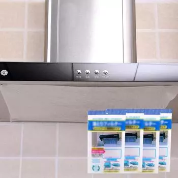 Фильтр для кухонной вытяжки Бумага для всасывания масла Наклейка для вытяжки с защитой от масла Крышка экрана Фильтрующая пленка для всасывания масла Мембрана 10pcs