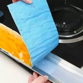 Фильтр для кухонной вытяжки Одноразовый хлопковый жиропоглощающий фильтр из хлопковой бумаги Бытовая кухонная чистка Универсальная салфетка