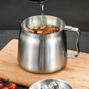 Фильтр для масла из нержавеющей стали 304 с крышкой, фритюрница, корзина для пасты, сито для жареной курицы, бытовые кухонные принадлежности