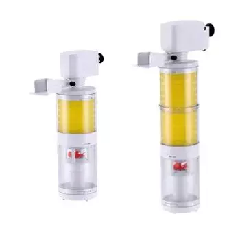 Фильтр для мелкого аквариума Очистка рыбных отходов Съемный сменный фильтр для воды 15W