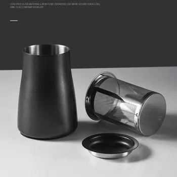 Фильтр для молотого кофе из нержавеющей стали 304, многоразовый, чашки для порошка, портативное мелкоячеистое сито для просеивания молотого кофе, фильтры для помола серебряный