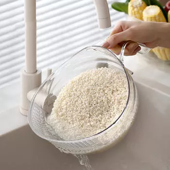 Фильтр для мытья риса, сито, корзина, сушилка для еды, универсальная миска для фруктов и овощей, кухонный дуршлаг
