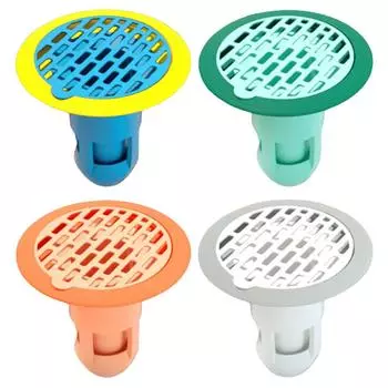 Фильтр для пола для ванны и душа, защита от насекомых и запахов для туалетных и кухонных труб розовый