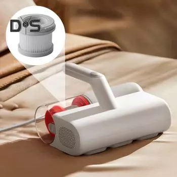 Фильтр для пылесоса для матраса MIJIA MJCMY02DY, сменные моющиеся фильтры HEPA, проводные аксессуары для пылесоса для удаления клещей серый